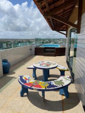 Apartamento 3 quartos em Jacumã na cobertura com Jacuzzi